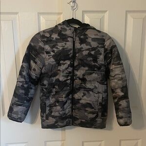 Lands' End Kids Reversible Fleece Lined Synthetic Jacket